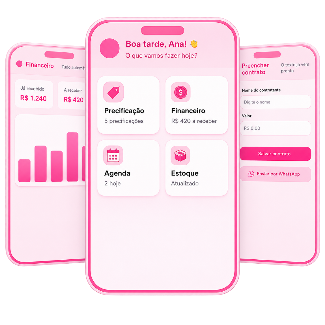 Sistema Monte & Lucre — Precificação, Financeiro e Contrato automático